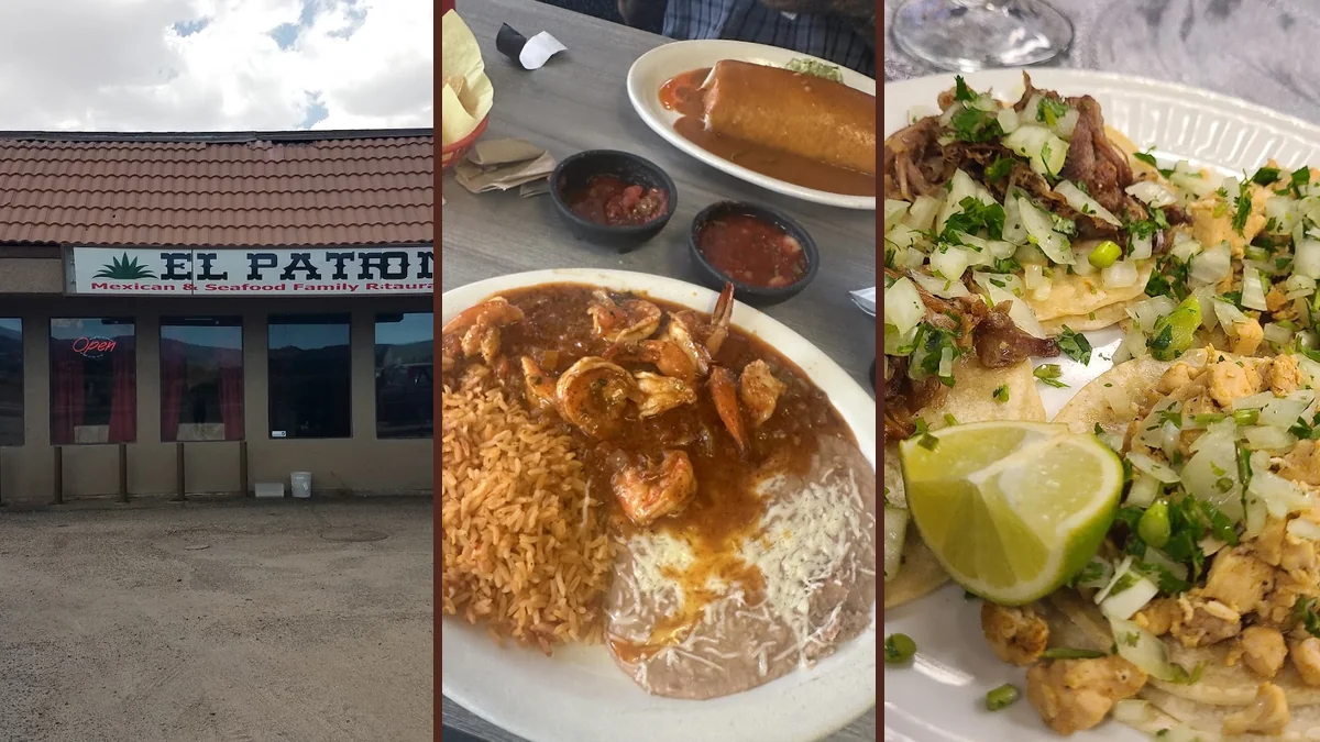 Plated Mexican dishes served at El Patron Family Restaurant.