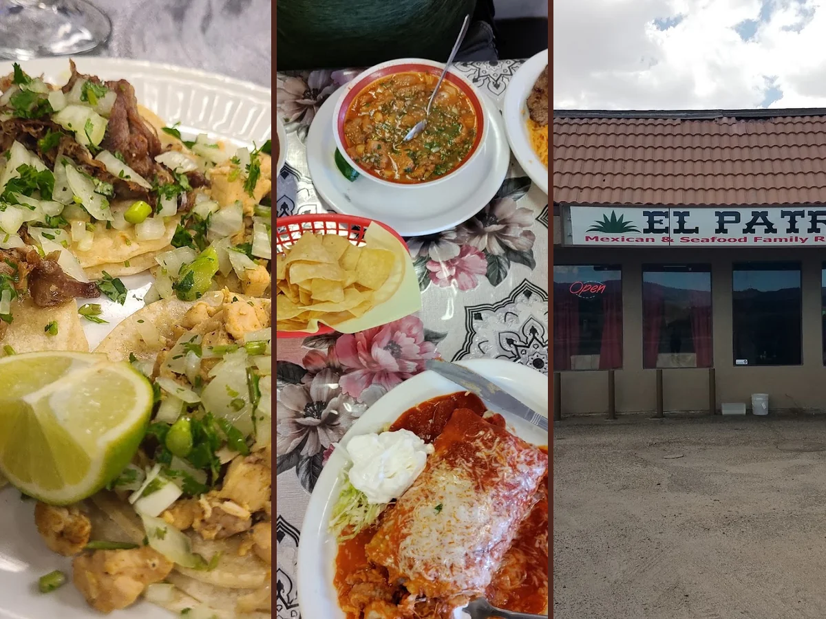 Plated Mexican dishes served at El Patron Family Restaurant.