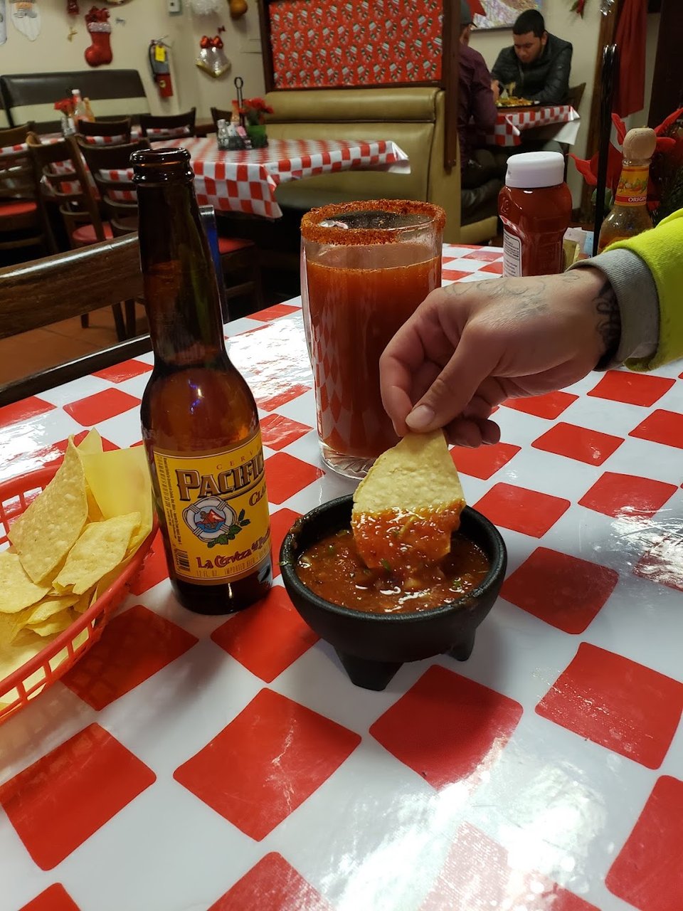Chips and Spicy Salsa
