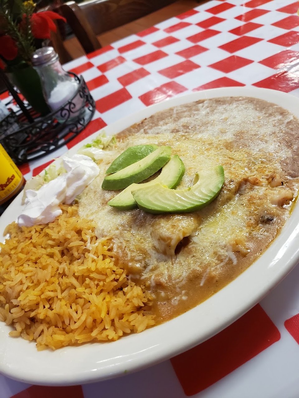 Chicken Enchiladas Suizas